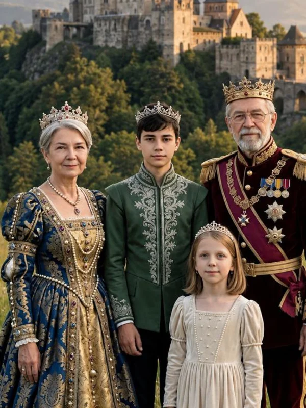 Le souvenir imprimé par la borne, Portrait royal