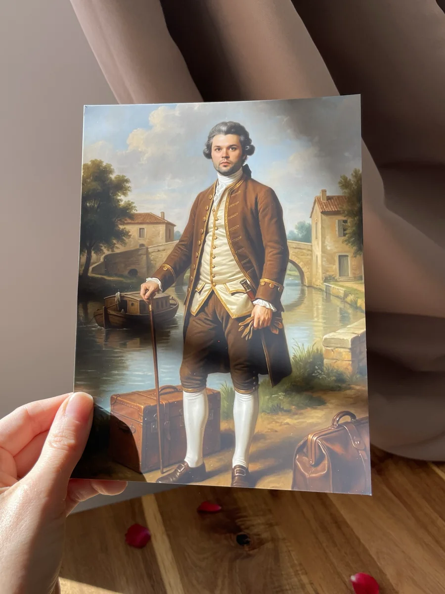 Une carte imprimée par la borne, tenue à la main